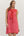 Striped Sleeveless Dress- Red