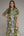 Floral Print Dress- Olive