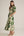 Floral Puff Sleeve Dress- Olive
