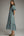 Stripe Puff Sleeve Dress- H. Green & Blue