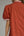 Solid Puff Sleeve Dress- Rust