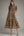 Printed Puff Sleeve Ruffle Dress- Olive