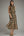 Printed Sleeveless Dress- Olive