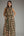 Printed Sleeveless Dress- Olive