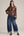 Horseshoe Pattern Sweater Cardigan- Brown