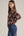 Horseshoe Pattern Sweater Cardigan- Brown