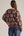 Horseshoe Pattern Sweater Cardigan- Brown