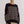 Stripe Round Neck Sweater- Black