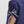 Solid Mock Neck Top- Navy