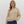 Round Neck Bow Sweater- Natural