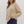 Round Neck Bow Sweater- Natural