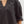 Band Collar Slit Neck Top- Black