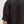 Band Collar Slit Neck Top- Black
