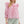 Floral Ruffle Puff Sleeve Pullover Top- Pink