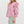 Floral Ruffle Puff Sleeve Pullover Top- Pink
