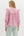 Floral Ruffle Puff Sleeve Pullover Top- Pink