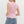 Waffle Texture Sleeveless Smocked Top- Light Pink