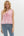Waffle Texture Sleeveless Smocked Top- Light Pink