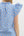 Floral Medallions Ruffle Pullover Top- Blue