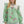 Mixed-Print Ruffle Pullover Top- Apple Green