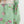 Mixed-Print Ruffle Pullover Top- Apple Green