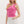 Ribbed Sleeveless Knit Sweater- Bubble Gum