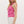 Ribbed Sleeveless Knit Sweater- Bubble Gum