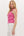 Ribbed Sleeveless Knit Sweater- Bubble Gum