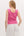 Ribbed Sleeveless Knit Sweater- Bubble Gum