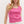 Ribbed Sleeveless Knit Sweater- Bubble Gum