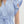 Flutter Sleeve V-Neck Peplum Top- Chambray