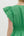 Flutter Sleeve V-Neck Pullover Peplum Top- Green