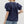 V-Neck Cuff Band Puff Sleeve Top- Navy
