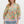 Floral Cuff Band ¾ Sleeve Top- Marigold