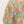 Floral Cuff Band ¾ Sleeve Top- Marigold