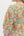 Floral Cuff Band ¾ Sleeve Top- Marigold