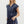 Solid Jersey Knit Short Set- Navy