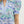 Floral Puff Sleeve Pullover Top- Blue/Green
