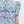 Floral Puff Sleeve Pullover Top- Blue/Green