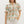 Floral Pattern Ruffle Pullover Top - Orange