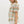 Floral Pattern Ruffle Pullover Top - Orange