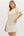 Crewneck Knit Pullover Top- Cream