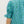 Floral Print Smock Puff Sleeve Top- Navy
