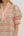 Floral Pattern Cuff Band Puff Sleeve Top- Ecru