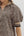 Leopard Pattern Puff Sleeve Half-Zip Top- Taupe