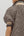 Leopard Pattern Puff Sleeve Half-Zip Top- Taupe