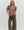 Multi-Floral Pattern Tie Closure Top- Brown