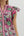Multi-Floral Flutter V-Neck Band- Plum