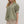 Botanical Print Puff Sleeve Top- Olive