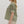 Botanical Print Puff Sleeve Top- Olive